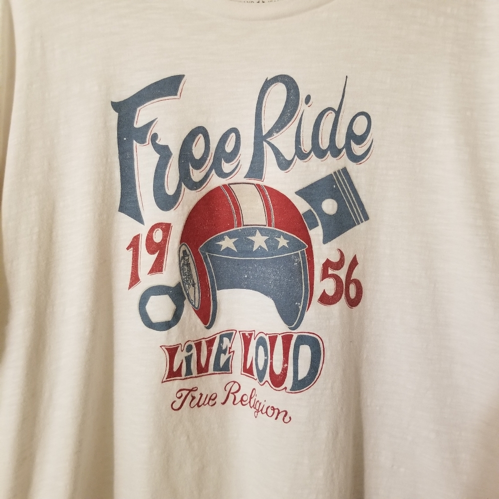 True Religion Men's T Shirt Free Ride 1956 XXXL